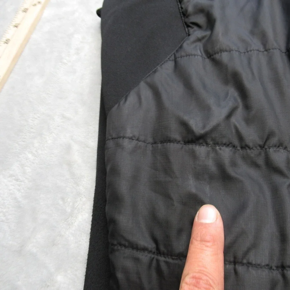 The North Face Jacket Mens XL Black Hybrid Insulated Full Zip Puffer Hiking